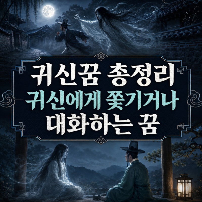 귀신꿈 총정리｜귀신에게 쫓기거나 대화하는 꿈