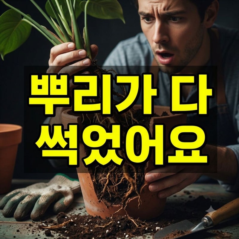"뿌리가 다 썩었어요" 대형화분 사이즈 고르는 방법