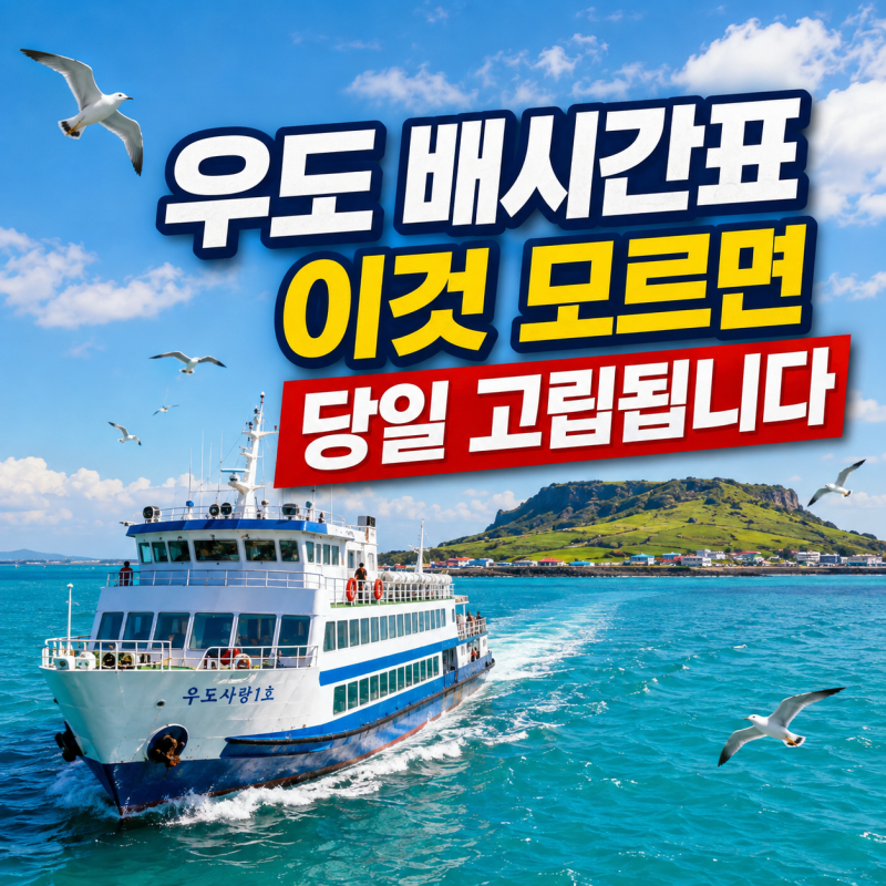 제주도 우도 배시간표 성산포항 종합여객터미널 종달항 출발 첫배 마지막배 천진항 하우목....
