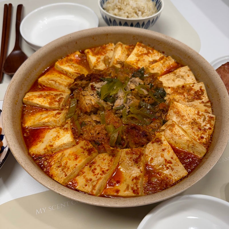 두부참치조림 레시피｜밥반찬·술안주로 좋은 초간단 두부요리