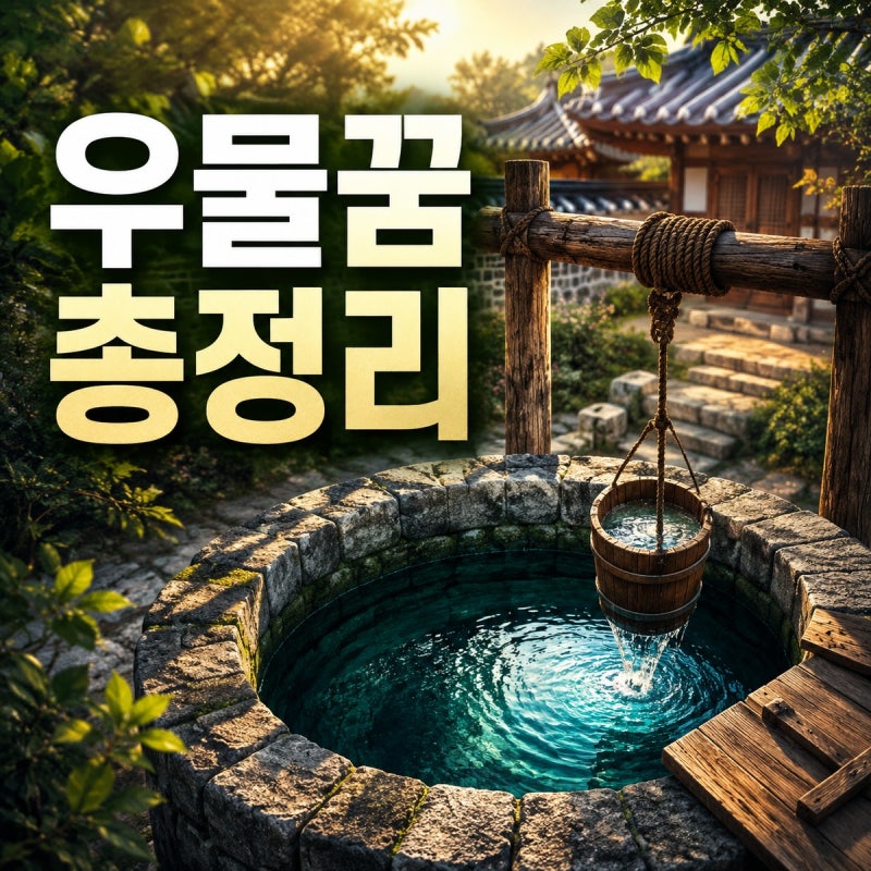 우물꿈 총정리｜우물물을 긷거나 우물 안을 보는 꿈