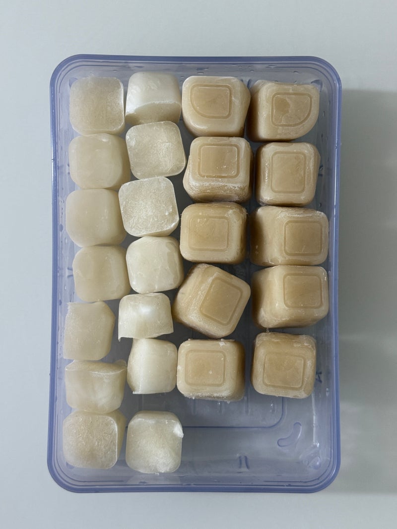 이유식 큐브 보관용기 추천｜땡스소윤 600ml 냉동실 전용 밀폐용기