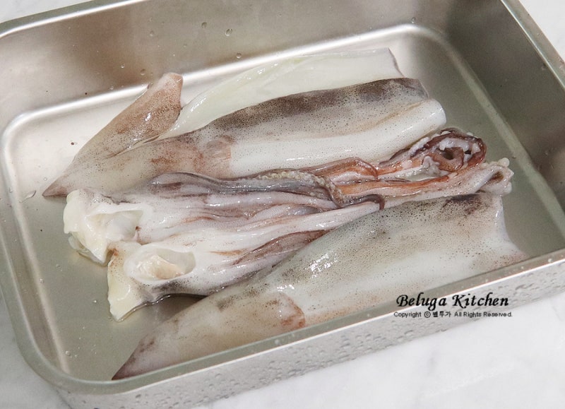 생물 오징어 손질법 냉동보관 방법 쉽게 알아보기