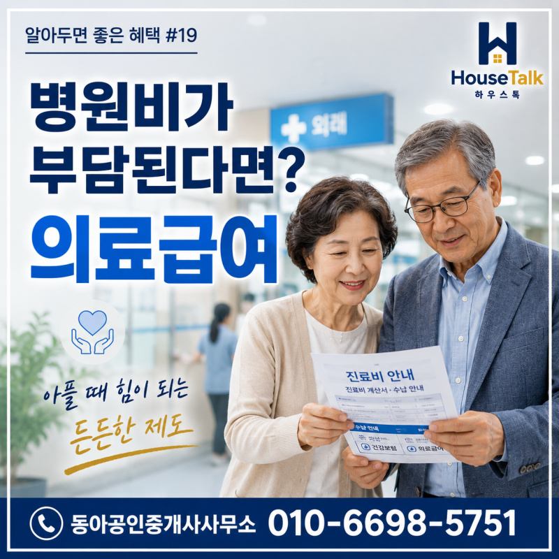 병원비가 부담된다면? 의료급여를 확인하세요 [혜택 #19]