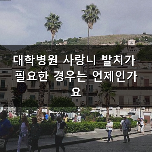 대학병원 사랑니 발치 과정과 대학병원으로 향하게 되는 이유
