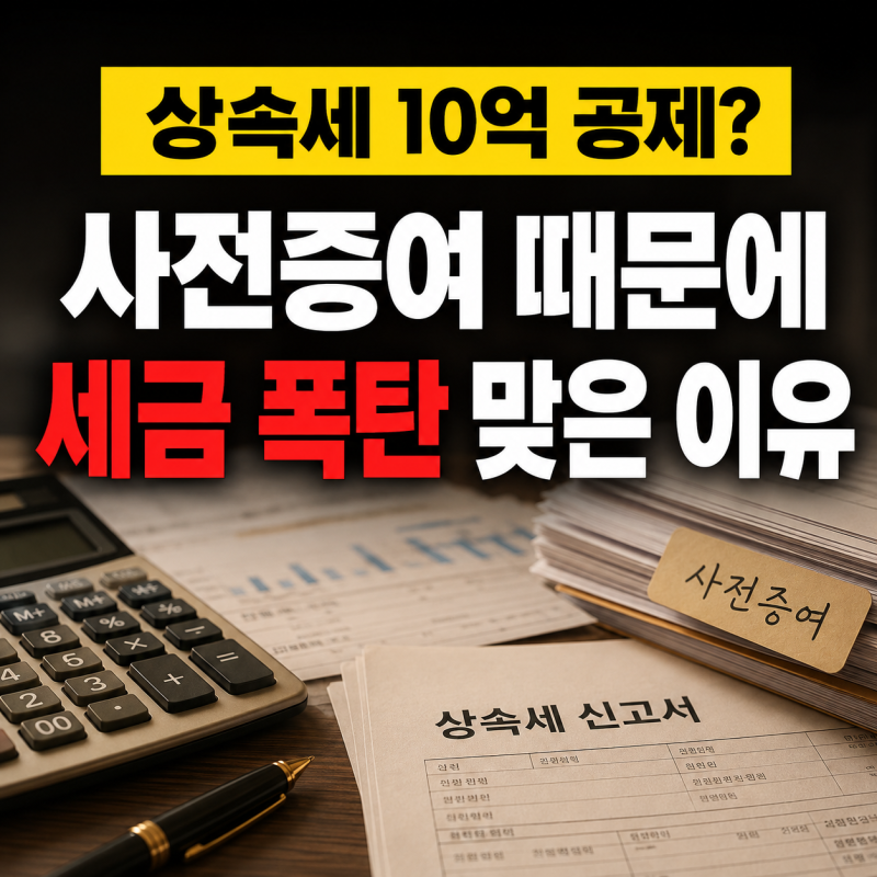 상속세 면제한도 10억? 알고 보니 0원 낸 이유