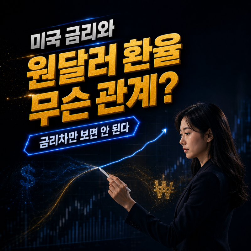미국 금리와 원달러 환율 관계｜금리 오르면 환율은 왜 오를까