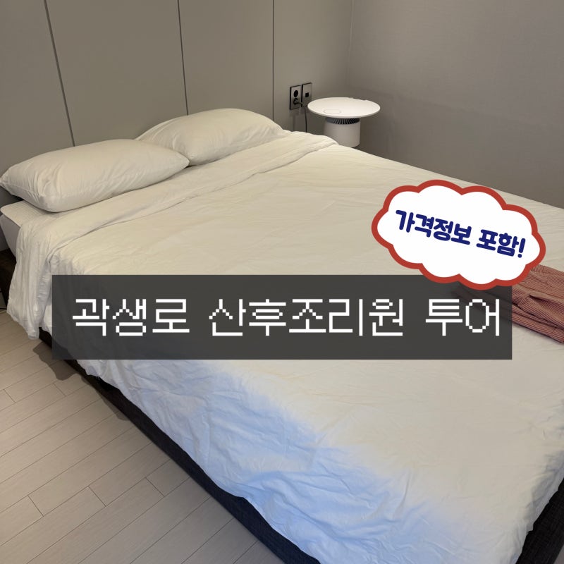 인천 송도 산후조리원 투어, 곽생로 산후조리원 룸 후기 및 가격 정보!