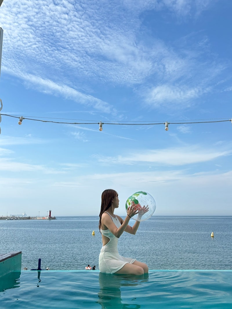 태안 학암포 가성비 숙소 센티마르펜션 개별수영장 후기