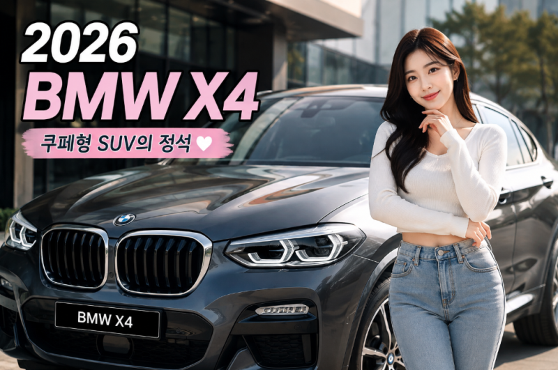 “쿠페형 SUV의 선택지” 2026 BMW X4 가격표 제원 연비 실내, X3와 무엇이 다를까?
