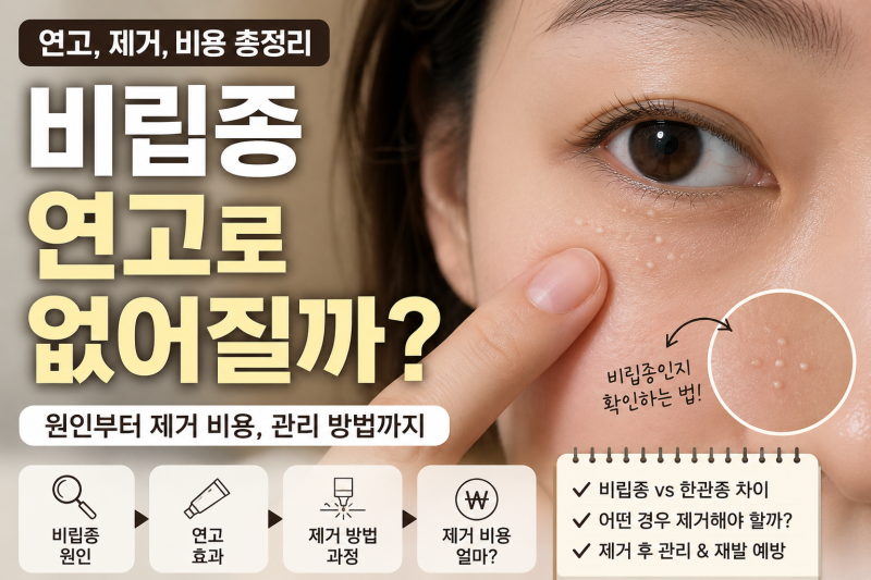 비립종 원인, 연고 효과 있을까? 제거 비용까지 알아봤어요