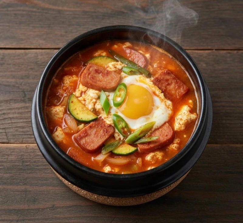 스팸 하나 넣었을 뿐인데 밥 두 공기 순삭! 스팸 순두부찌개 레시피