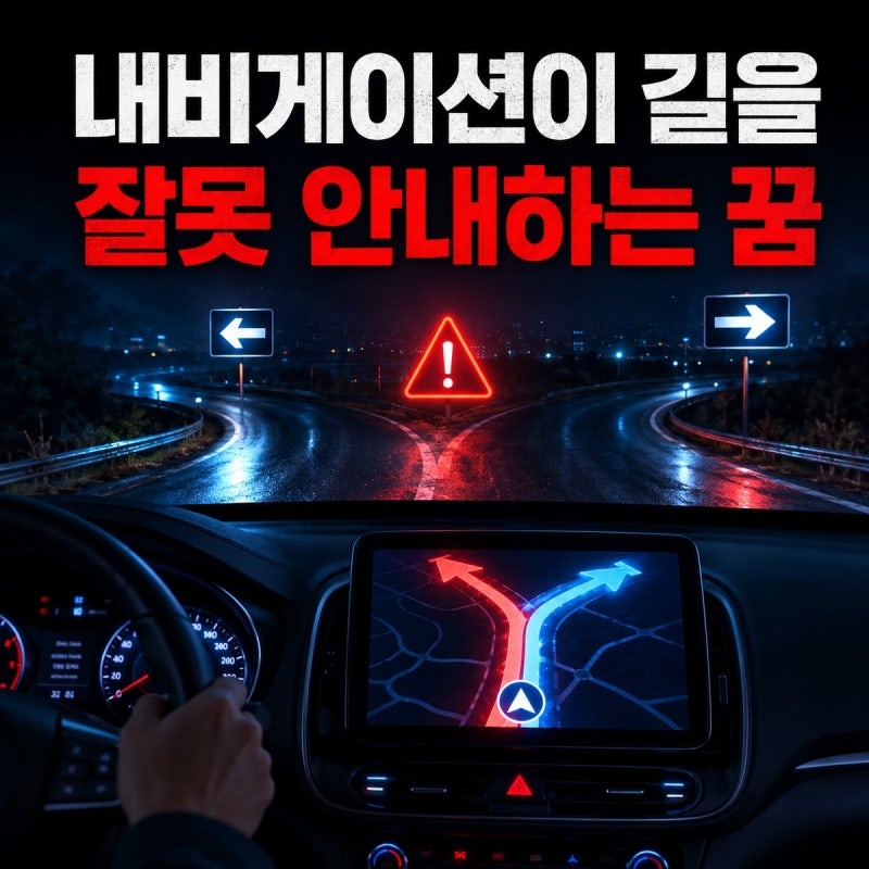 내비게이션이 고장 나거나 길을 잘못 안내하는 꿈｜경로 오류·재탐색 꿈해몽