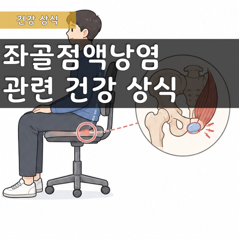 좌골점액낭염 치료, 완치될까? 방석부터 주사와 운동까지