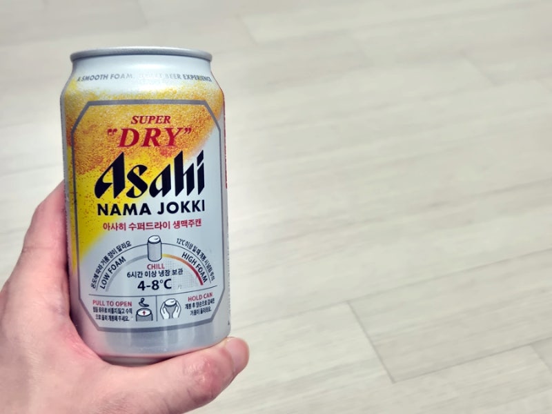 [아사히 수퍼드라이 생맥주캔] 시원할수록 더 생맥주 같은 캔맥주