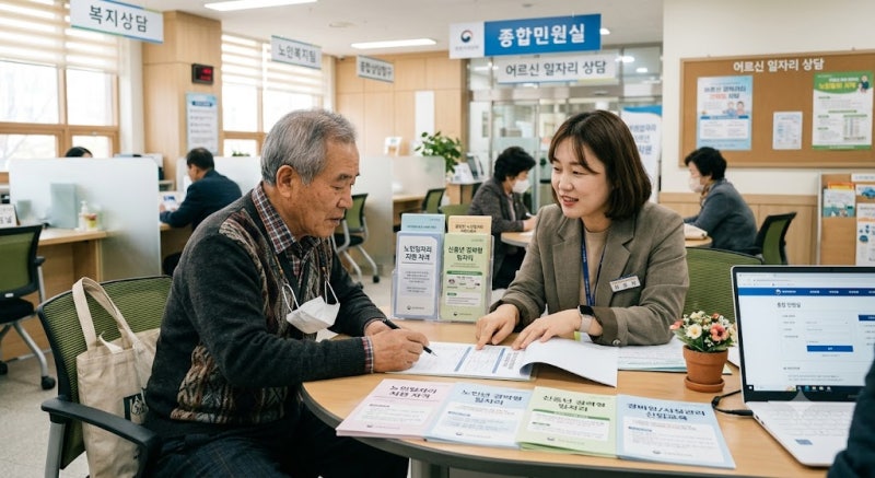 공공근로 노인일자리 자격부터 경비 신임교육 이수증까지 한 번에