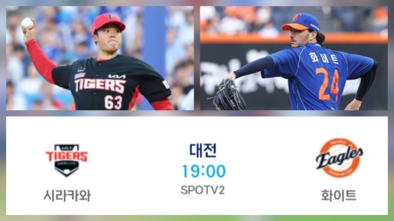 ⚾️ 2026 8월 19일 KBO 프로야구 두산 NC KT LG 기아 한화 SSG 삼성 키움 롯데 순위 중계 방송 선발 ....