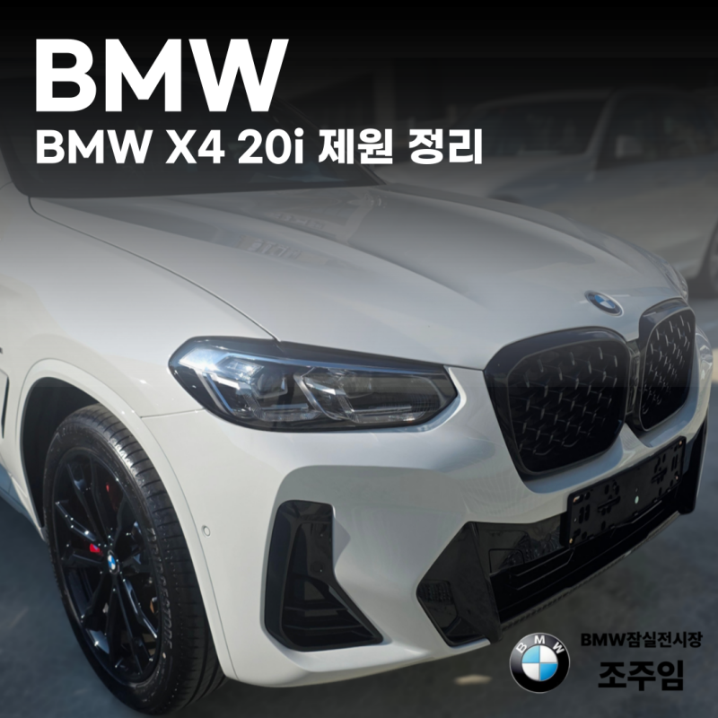 BMW X4 20i 제원부터 단종 이슈까지, 출고 후 살펴본 구매 포인트