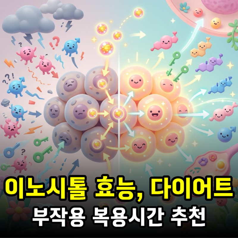 이노시톨 효능과 다이어트 효과, 부작용, 복용시간, 추천