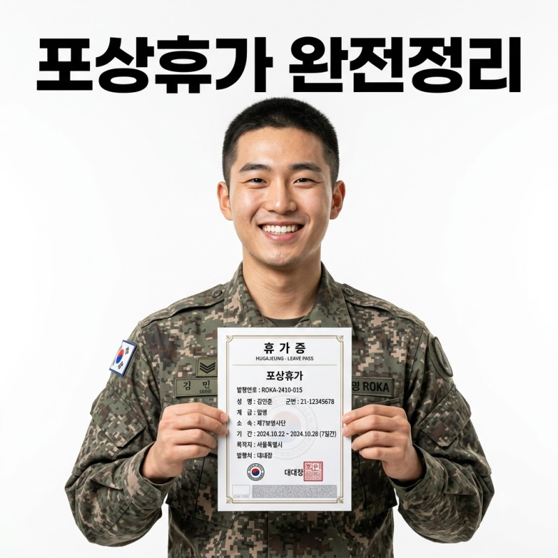 포상휴가 종류부터 받는법, 유효기간까지 완전정리 (2026년 최신)