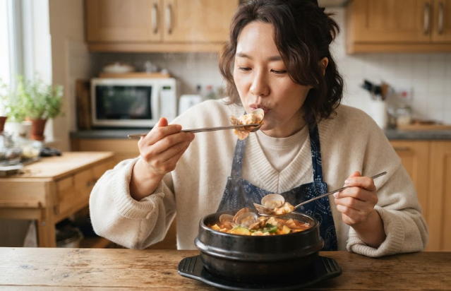 고추기름 없이도 되나요? 바지락 순두부찌개 실제로 해봤습니다