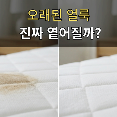 매트리스 얼룩 지우는 법 오래된 얼룩도 옅어지는 방법
