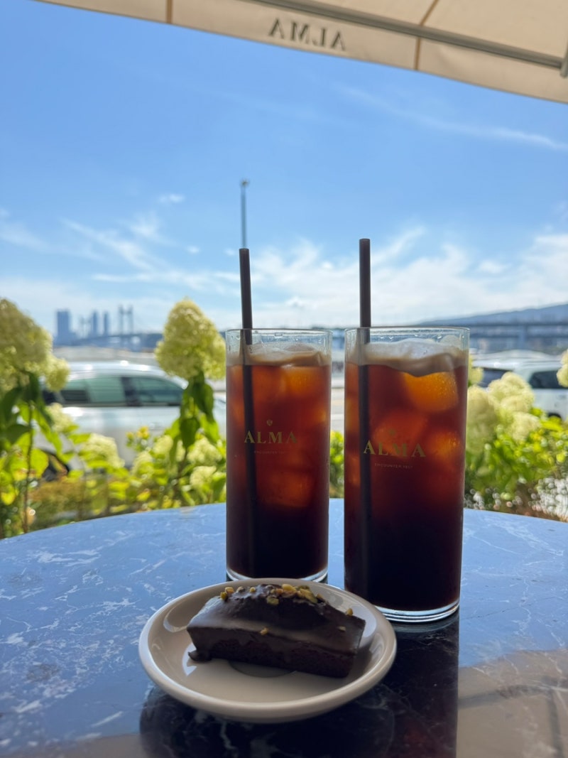 부산 해운대 마린시티 카페 알마, 광안대교 뷰카페 주차장 찾아가는 방법