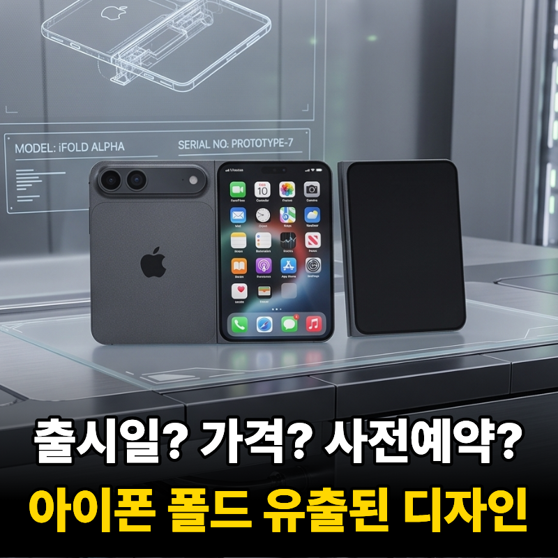 아이폰 폴드 출시일·가격·사전예약 총정리! 유출된 디자인과 목업 스펙 완벽 가이드