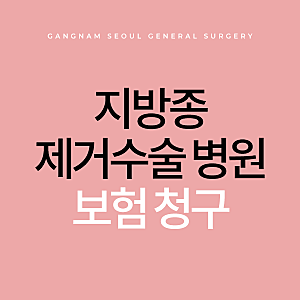 지방종 제거수술 병원 보험 청구 되나요?