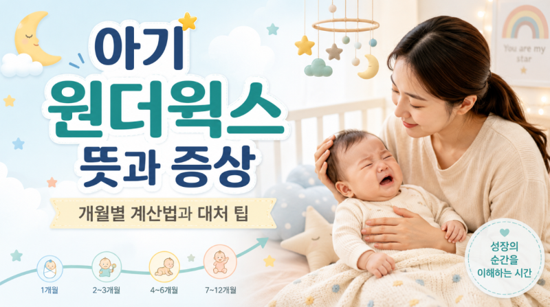 아기 원더윅스 뜻 증상 개월별 계산법과 대처 팁
