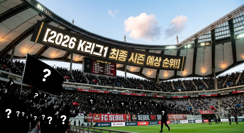 [2026 K리그1] 23라운드 현재 실시간 순위표 및 최종 시즌 예상 순위 완벽 예측!