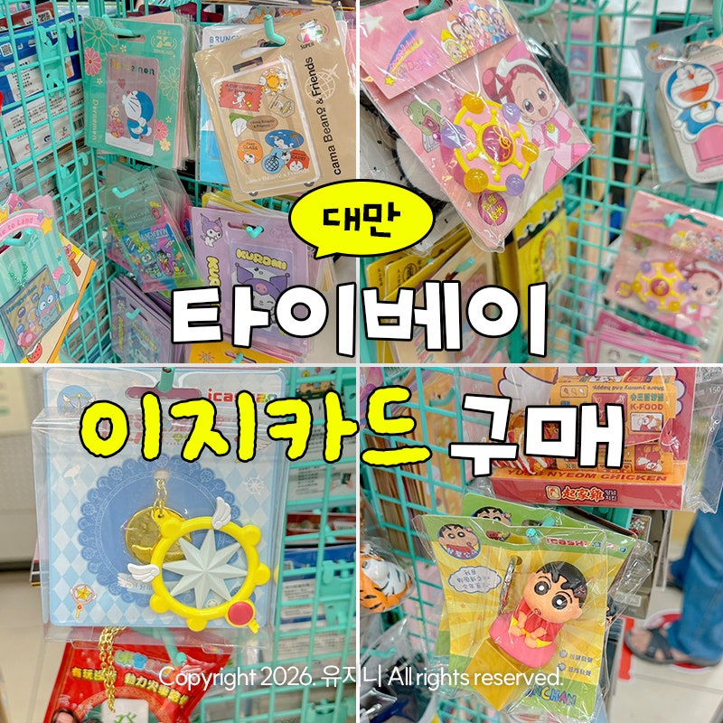 타이베이 이지카드 구매 충전 방법 키링 가격 잔액확인 대만 교통카드 종류