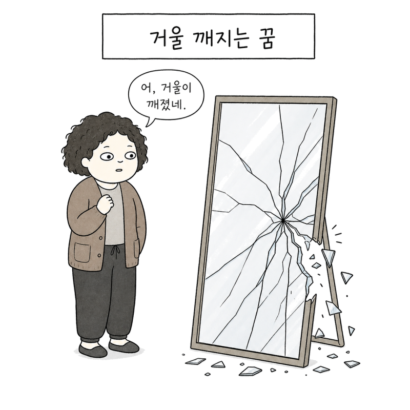거울이 깨지는 꿈해몽 | 내가 깼나요, 저절로 깨졌나요? 8가지