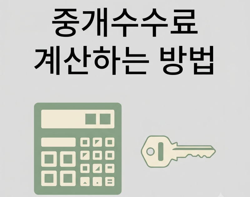 월세 중개수수료 계산, 보증금 환산부터 해야 합니다
