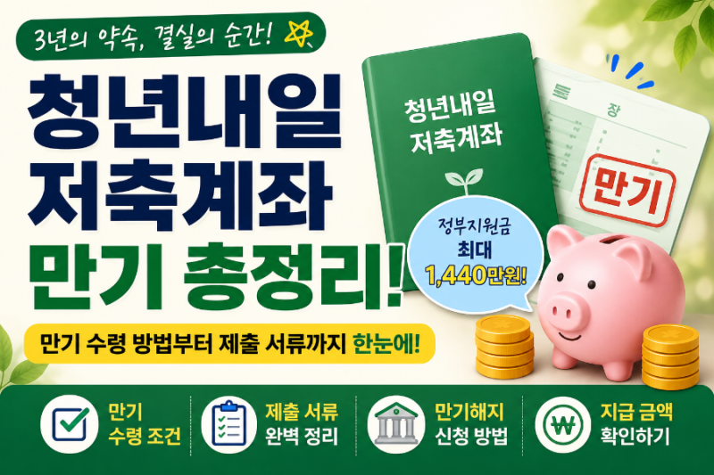 청년내일저축계좌 만기, 자금사용계획서 제출 안 하면 1080만원 날아갑니다 | 2026 전문가 가이....