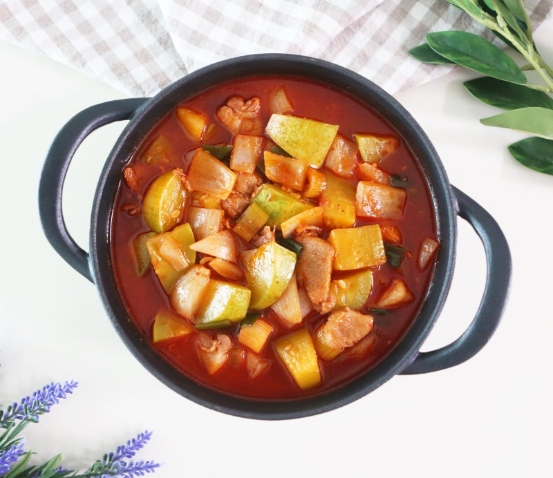 고추장찌개 레시피 애호박찌개