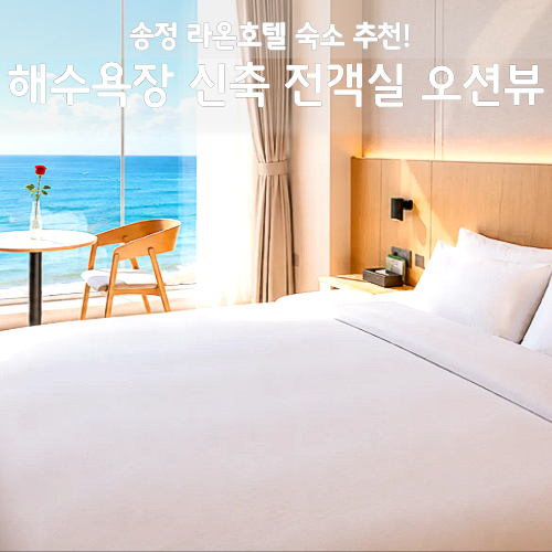 송정 라온호텔 후기, 송정해수욕장 신축 전객실 오션뷰 조식 할인 꿀팁