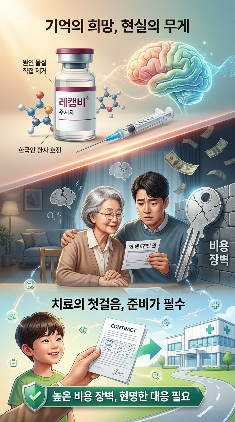 "4천만 원의 기적?" 치매 신약 레캠비 한국인 임상 결과와 현실적 고민