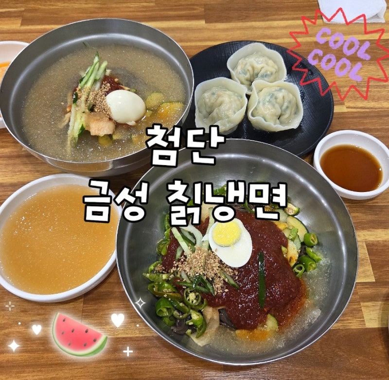 광주 첨단 냉면 맛집 : 금성칡냉면｜포장 주차 배달 예약