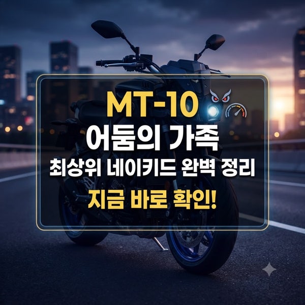 야마하 MT-10, 어둠의 가족 최상위 네이키드 완벽 정리