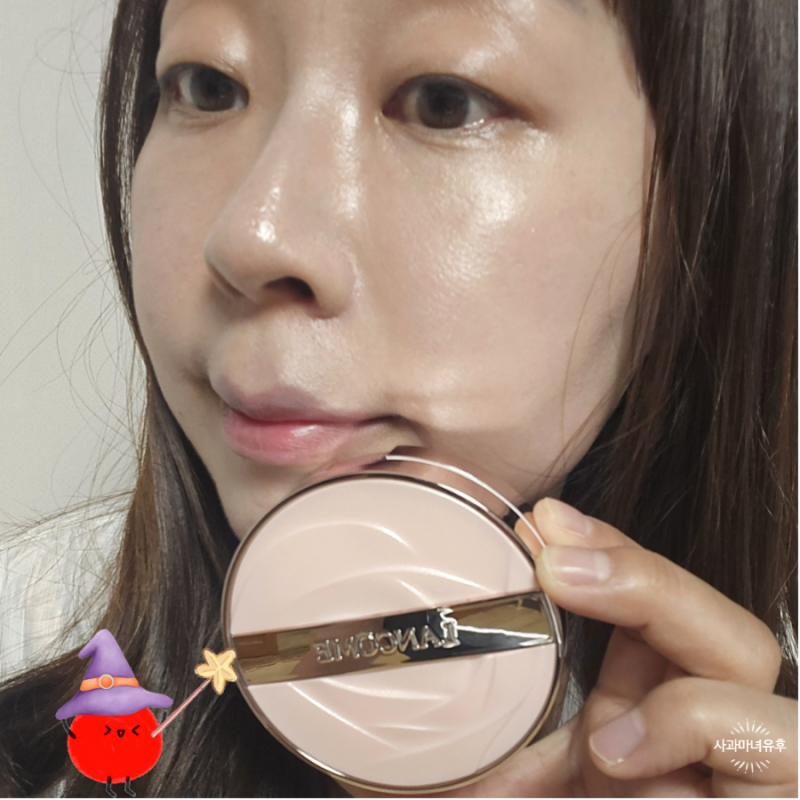 입체광 피부 표현! 랑콤 이돌 세럼광 쿠션 후기