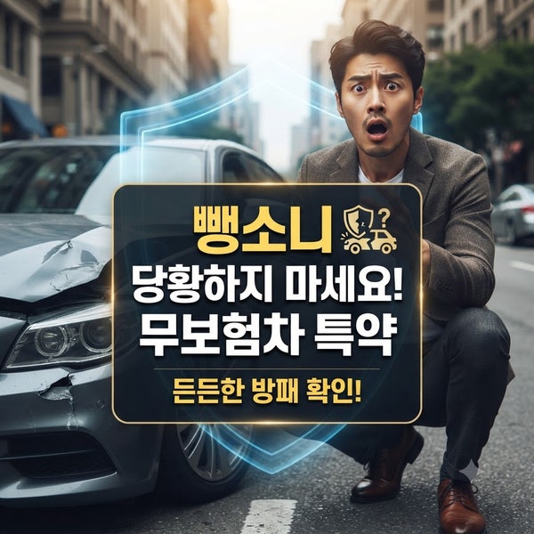 자동차보험 '무보험차 특약', 무려 90%가 모르고 가입합니다!