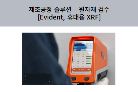 영인에이티/휴대용 XRF를 활용한 원자재 입고 검사/금속성분분석기/휴대용XRF