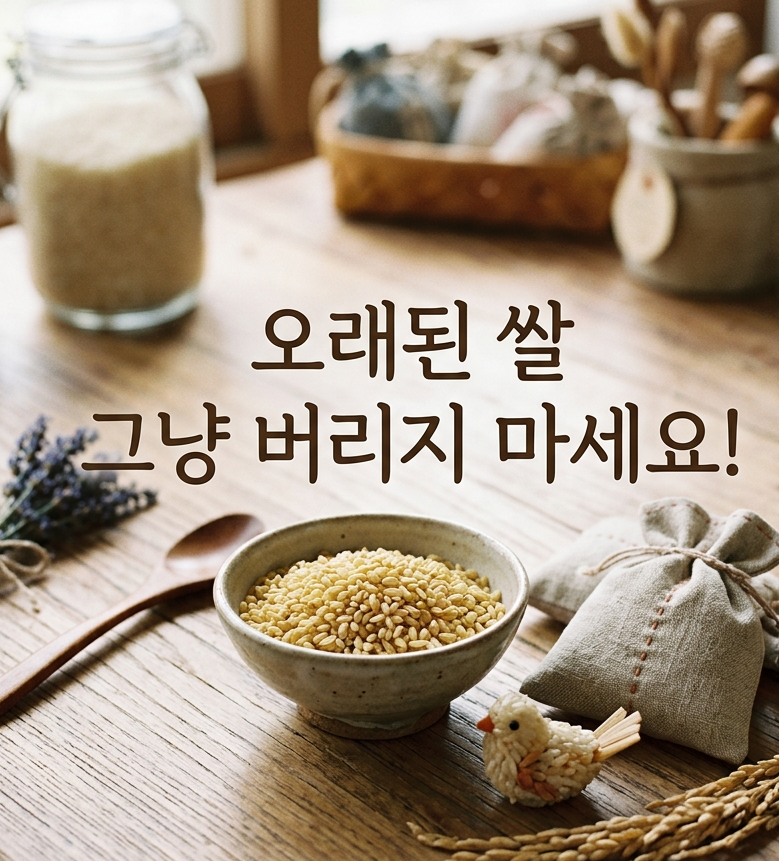 "오래된 쌀 그냥 버리기 아깝다면?" 묵은쌀 버리는법 2가지 기준과 버리기 전 유용한 살림 활....
