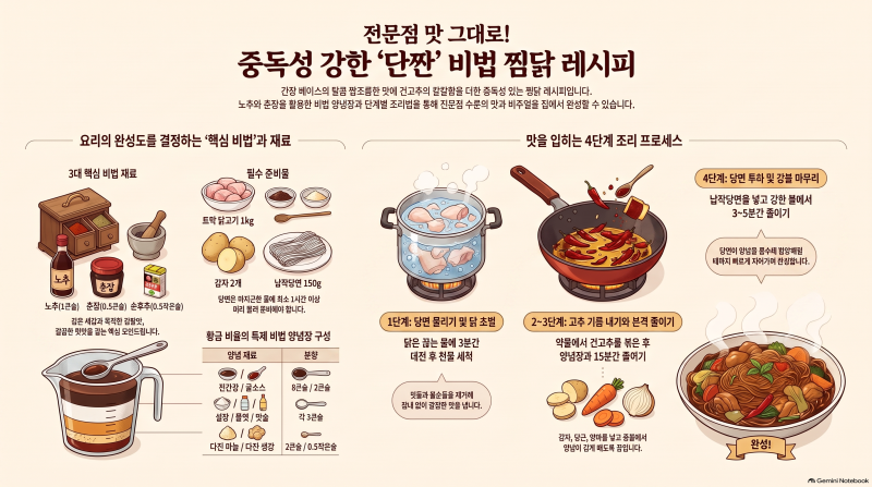 봉추찜닭 레시피