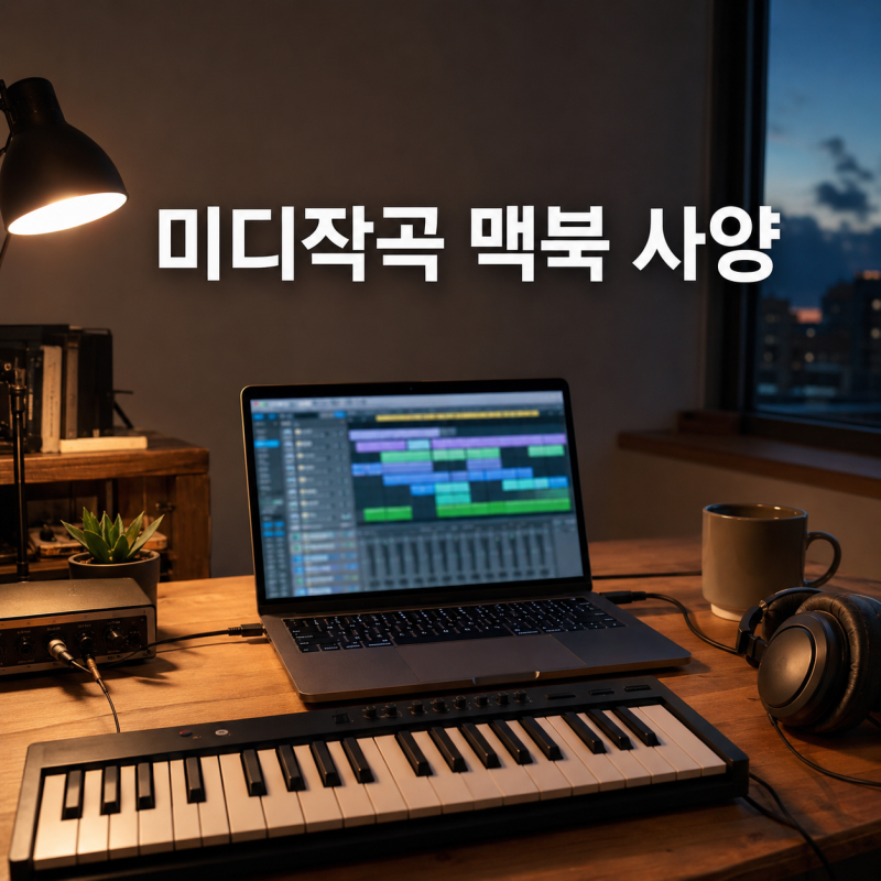 미디작곡 맥북 사양, 비싼 M5 Pro까지 정말 필요할까?