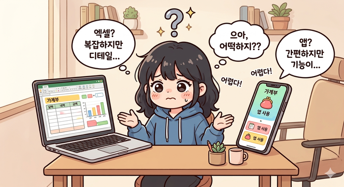 가계부 작심삼일 끝내기: 앱 vs 엑셀, 나에게 맞는 가계부 작성법
