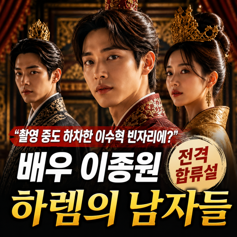 "촬영 중도 하차한 이수혁 빈자리에?" 배우 이종원 '하렘의 남자들' 전격 합류설