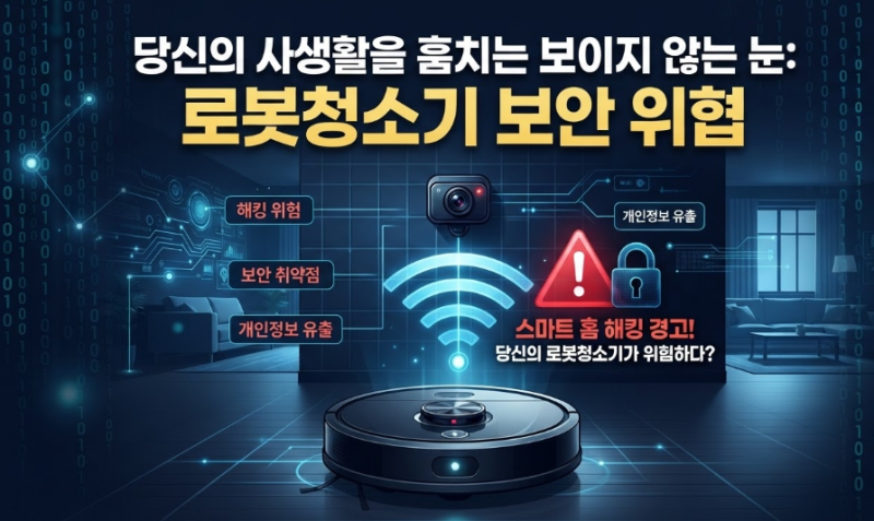 중국산 로봇청소기 해킹과 공유기 보안 실태 2026(사생활 침해 논란)