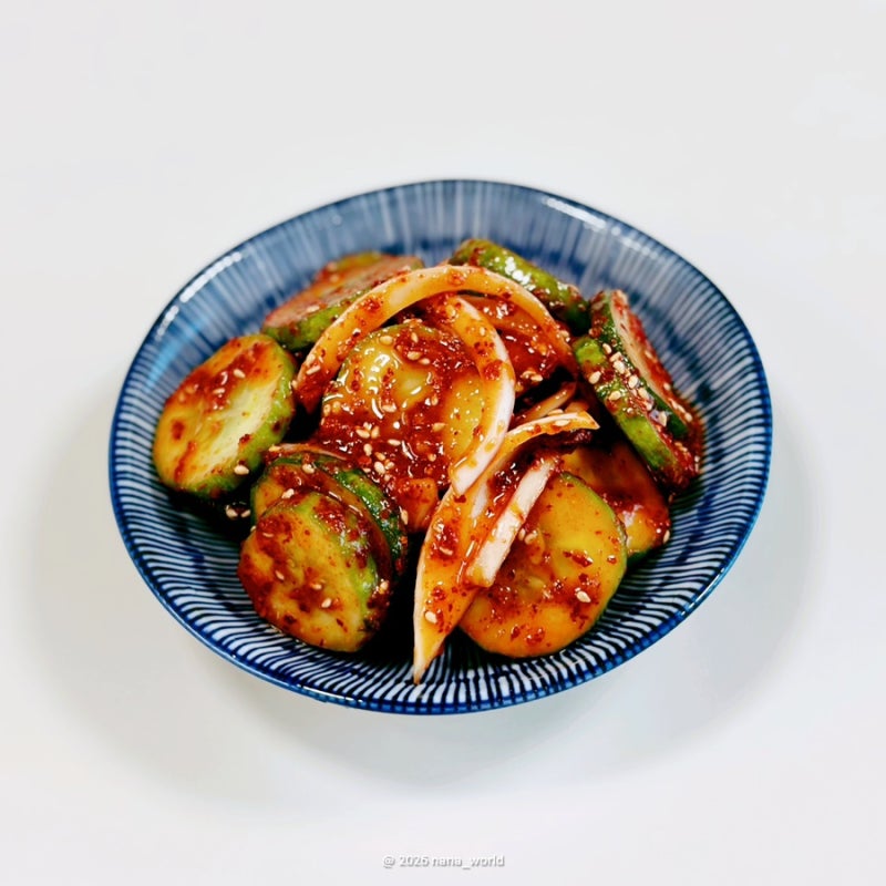 오이무침 만드는 법, 물 안 생기고 아삭한 고추장 오이무침 비법